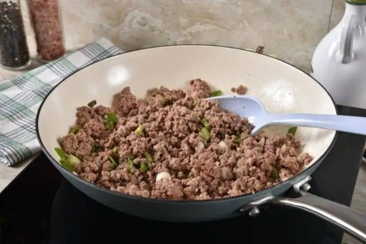 how to reheat ground beef on stove